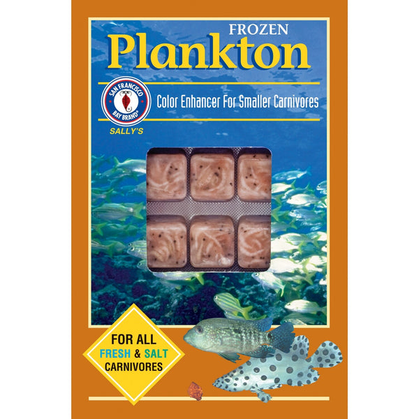Frozen Plankton Fish Food Cubes - 3.5 oz