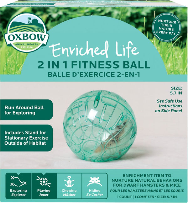 Oxbow Enriched Life 2 in 1 Fitness Ball