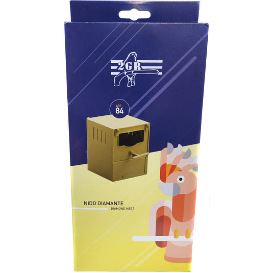 2GR Nido Diamante Finch Open Front Bird Nest Box - Art 084