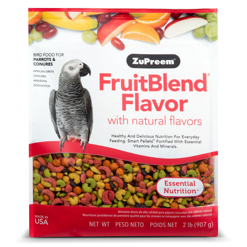 ZuPreem FruitBlend Daily Nutrition Parrot & Conure Pellet