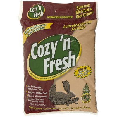 Cozy 'N Fresh Natural Pellet Pine Bedding / Litter for Small Pets, Birds & Reptiles 20 lbs
