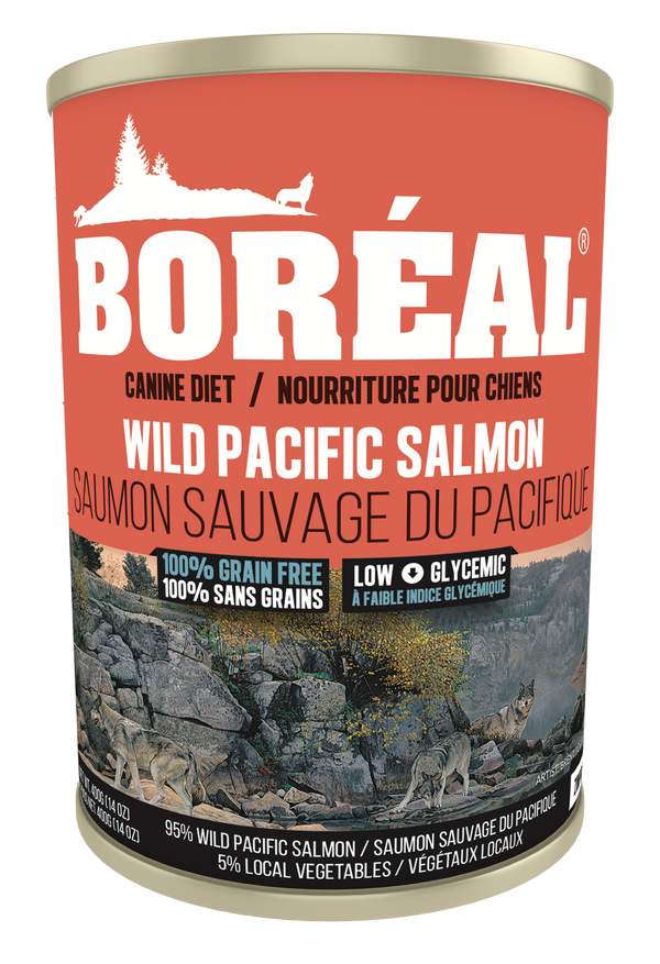 BORÉAL Big Bear Wild Pacific Salmon Wet Dog Food 12x690g