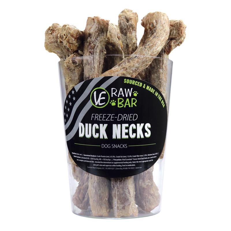 Load image into Gallery viewer, Vital Essentials RAW BAR Freeze-Dried Duck Necks - 24 Count
