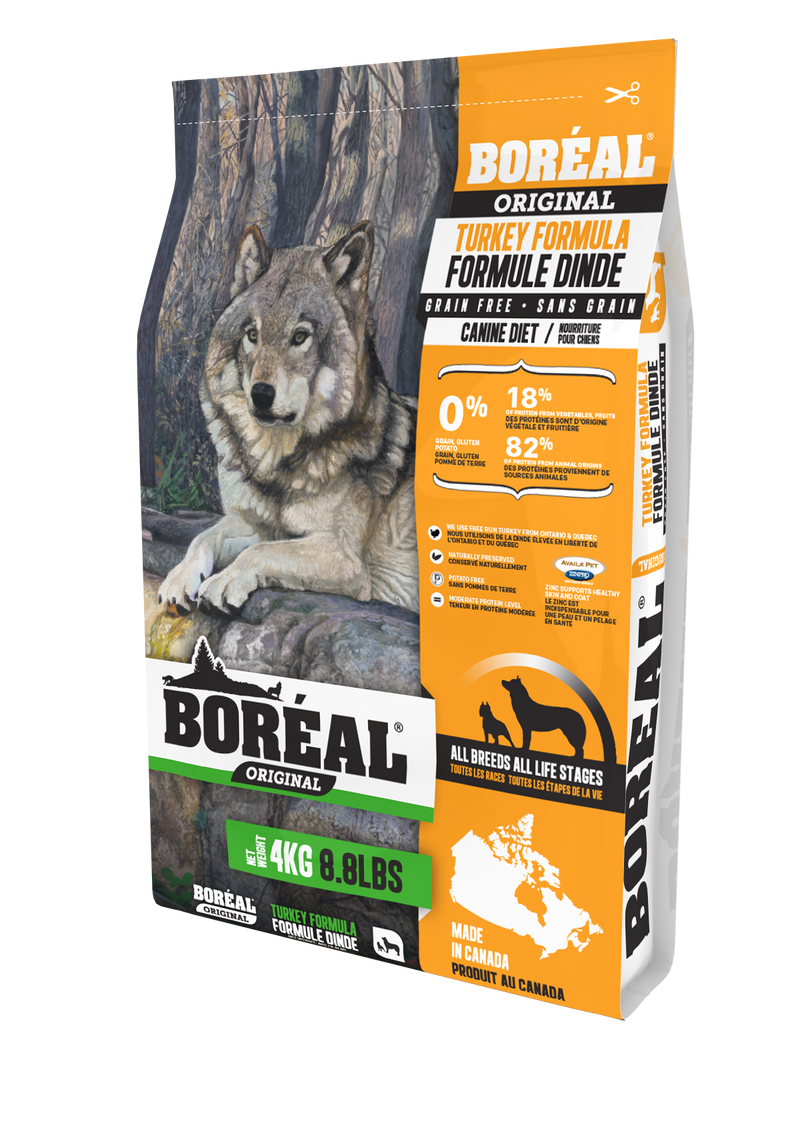 BORÉAL Original Grain Free Dog Food - Turkey 🍁
