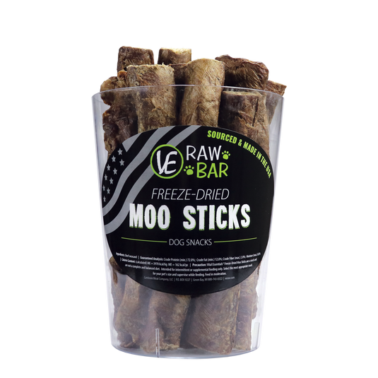 Vital Essentials RAW BAR Freeze-Dried Moo Sticks - 20 Count