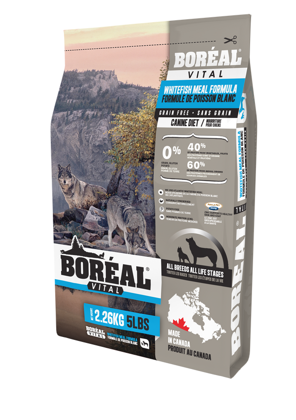 BORÉAL Vital Grain Free Dog Food - Whitefish
