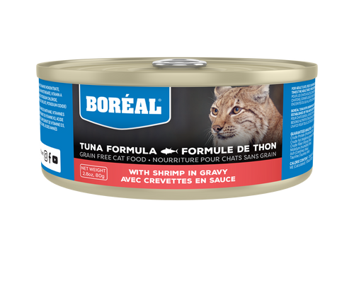 BORÉAL Red Tuna & Shrimp in Gravy Wet Cat Food 🍁