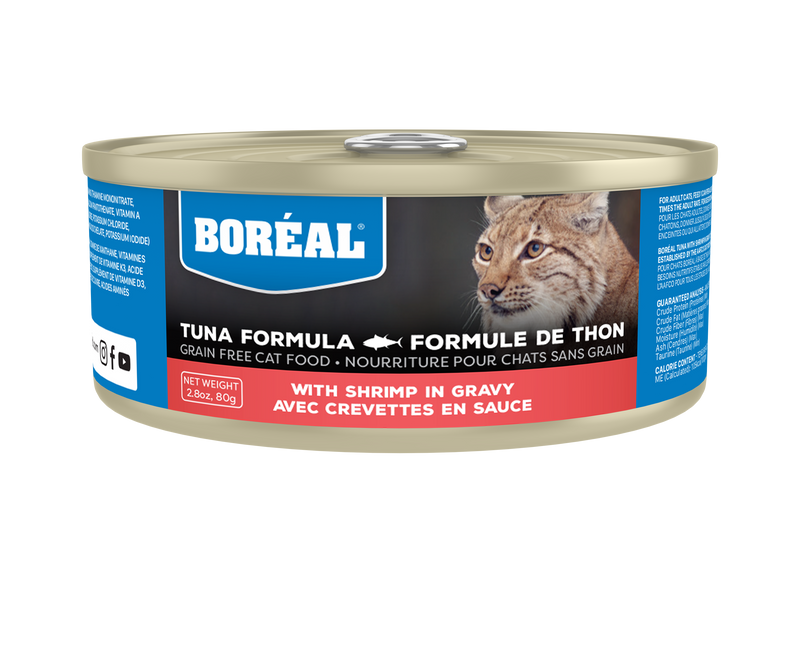BORÉAL Red Tuna & Shrimp in Gravy Wet Cat Food