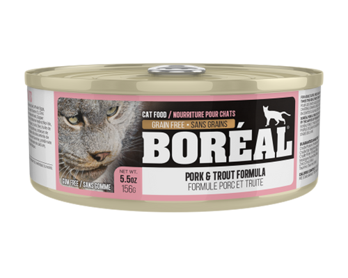 BORÉAL Pork & Trout Wet Cat Food 🍁