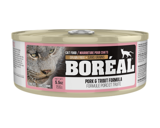 BORÉAL Pork & Trout Wet Cat Food 🍁