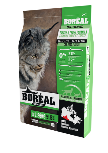 BORÉAL Original Grain Free Cat Food Turkey & Trout 🍁