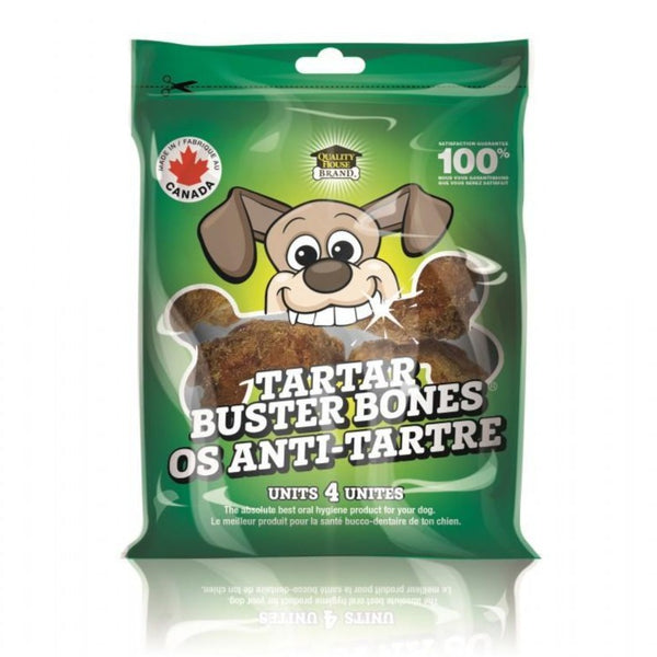 Tartar Buster Bones 4 Pack - Oral Hygiene Dog Bones