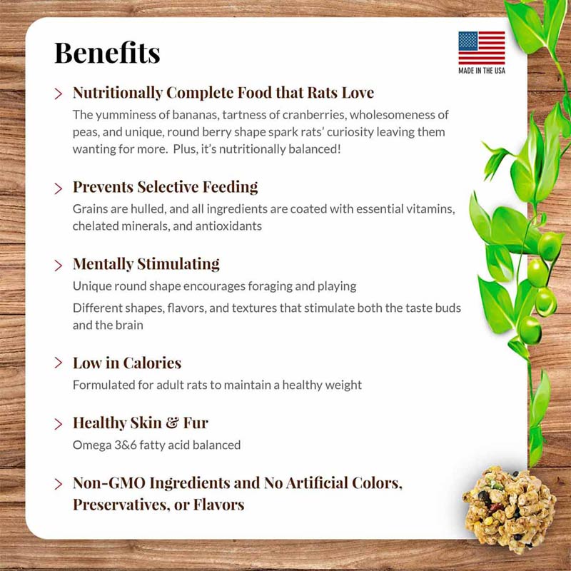 Lafeber's Rascally Rat Nutri-Berries
