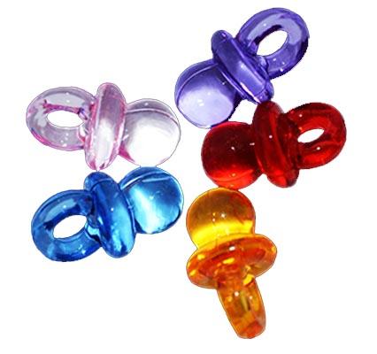 Bird & Small Pet Toy Parts - Plastic Pacifiers