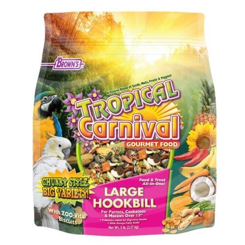 Brown's Tropical Carnival Large Hookbill Food 5 lbs