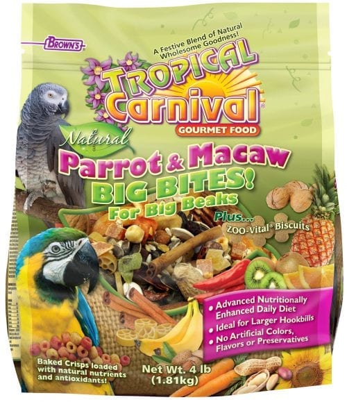 Brown's Tropical Carnival Natural Bird Food