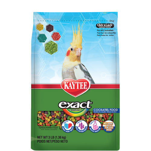 Kaytee Exact Rainbow Cockatiel Pellets - Exotic Wings and Pet Things