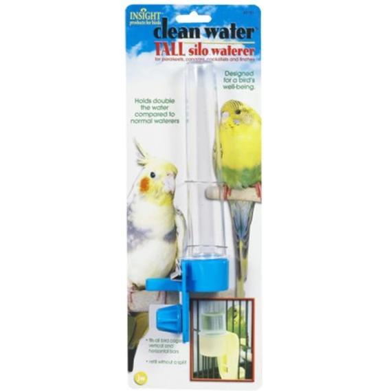 JW Insight Clean Water Silo Waterer (2 Sizes) - Exotic Wings and Pet Things