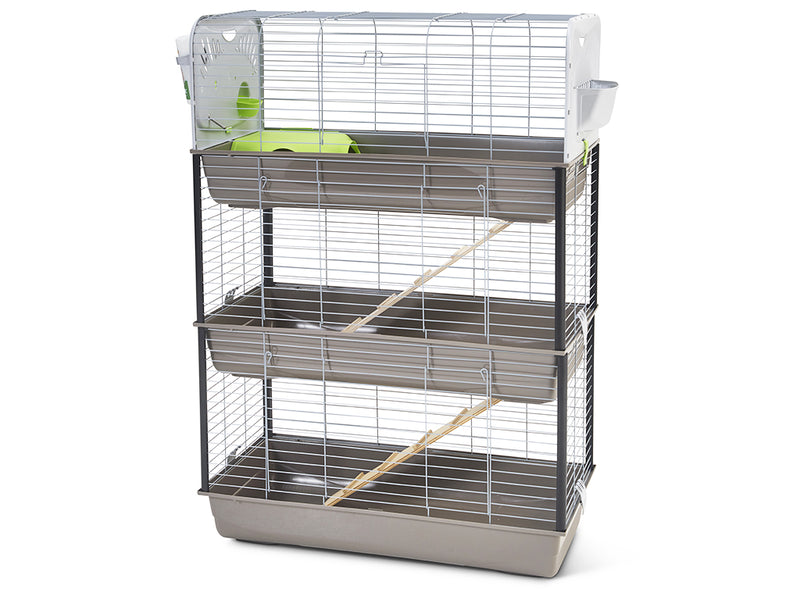 Savic Caesar 3 Triple Knock Down Dwarf Rabbit Cage
