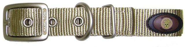 Hamilton Double Thick Nylon Collar w Buckle - Earth Tone Series 1" (20-28"L)