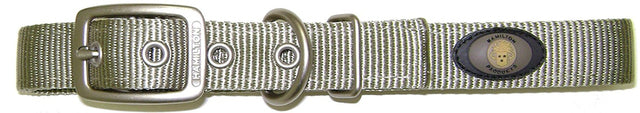 Hamilton Double Thick Nylon Collar w Buckle - Earth Tone Series 1" (20-28"L)