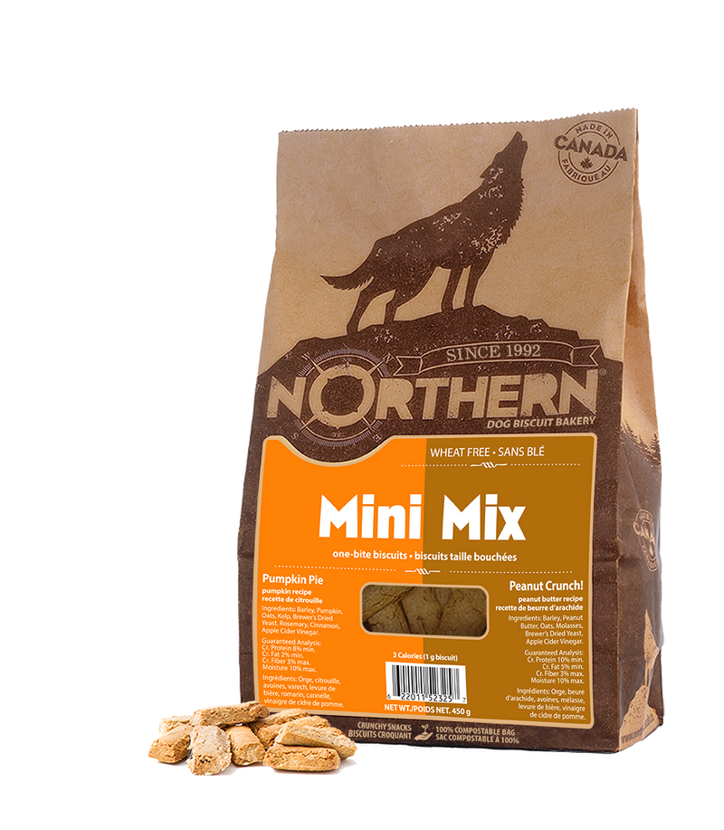 Northern Biscuit Vegan Mini Mix Pumpkin Pie & Peanut Crunch - 450g Case