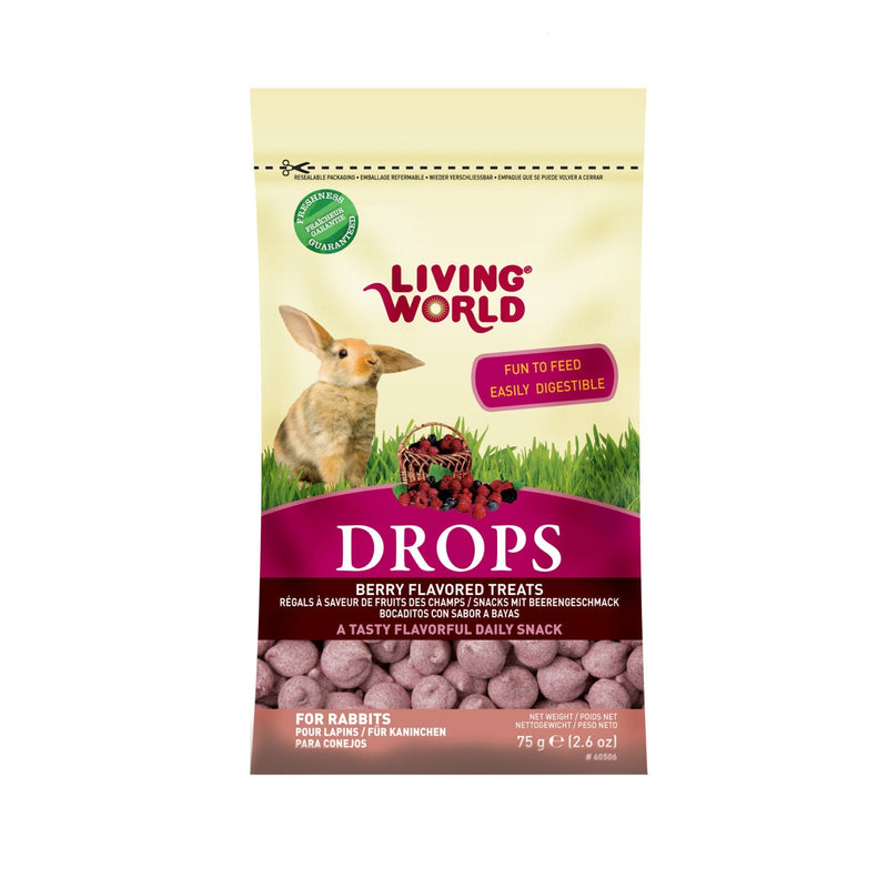 Living World Fieldberry Flavour Rabbit Treat Drops- 60506