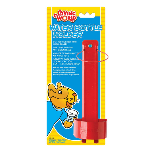 Living World Metal Small Pet Water Bottle Holder SM - MED