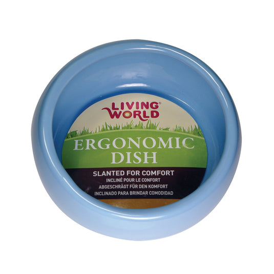 Living World Ergonomic Small Pet Dish SM - LG