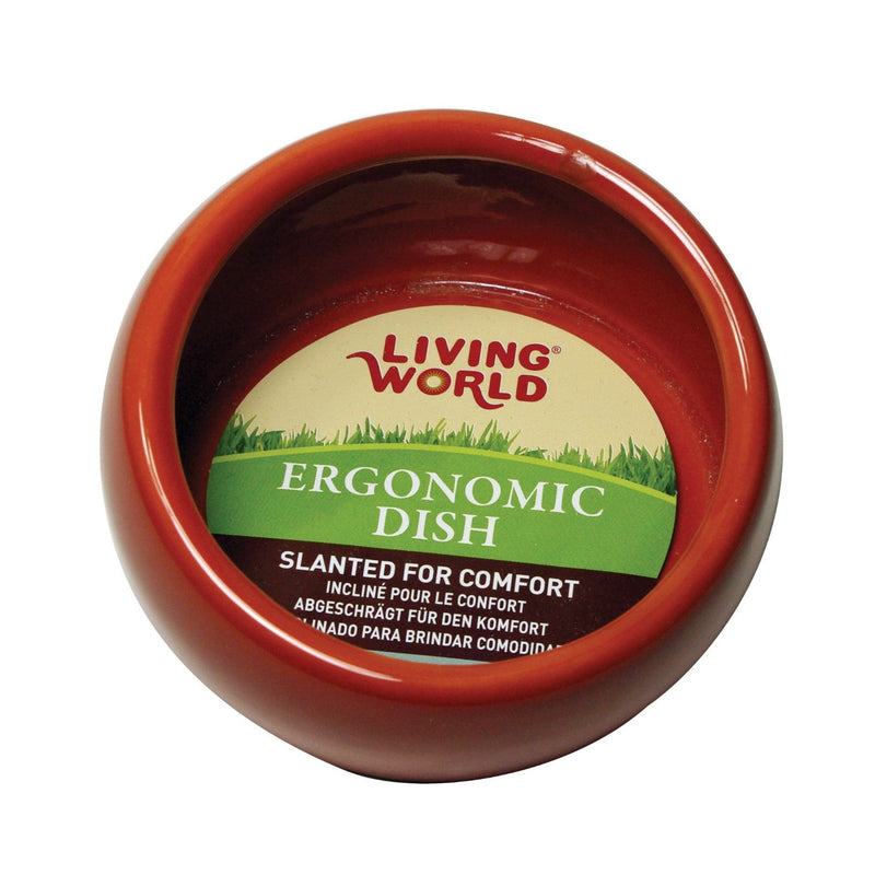 Living World Ergonomic Small Pet Dish SM - LG