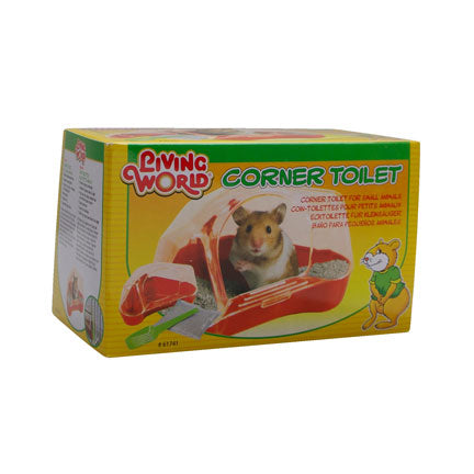 Living World Corner Toilet for Hamster/Gerbil - 61741