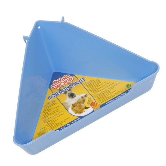 Living World Medium Corner Small Pet Toilet