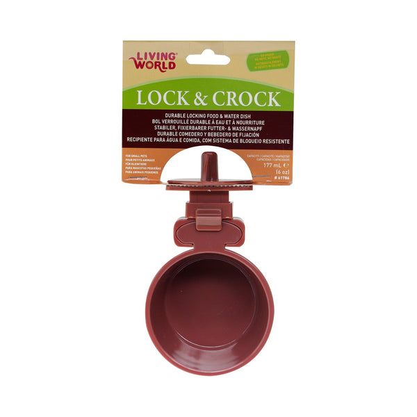 Living World Small Pet Lock & Crock Dish