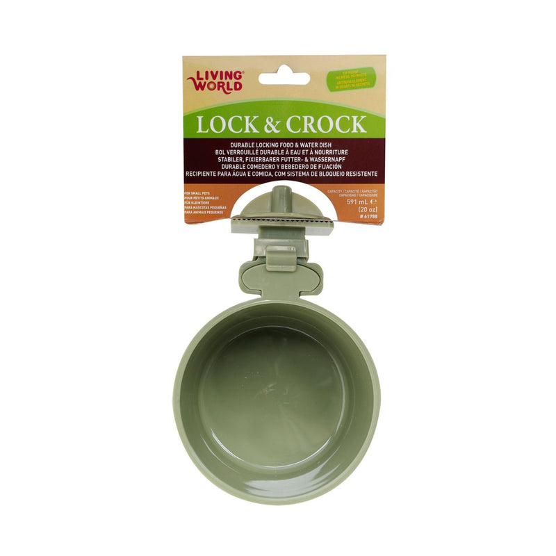 Living World Small Pet Lock & Crock Dish
