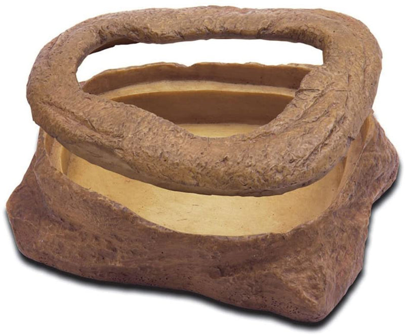 Exo Terra Reptile Two Part Escape Proof Worm Dish / Mealworm Feeder
