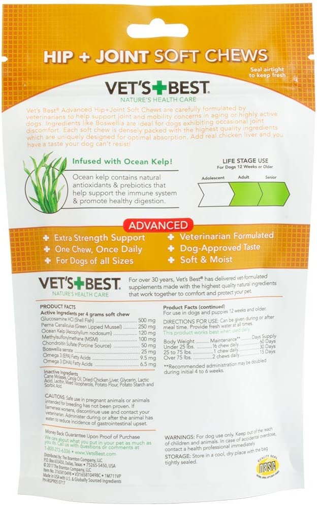 Advanced Hip & Joint Dog Soft Chews
