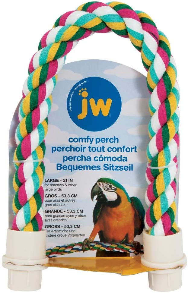 JW Comfy Rope Perch Large - Exotic Wings and Pet Things