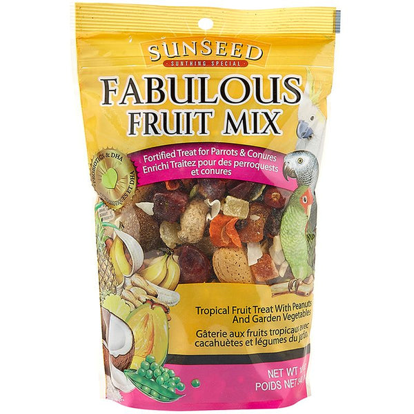 Sunseed Fabulous Fruit Mix 12 oz - Exotic Wings and Pet Things