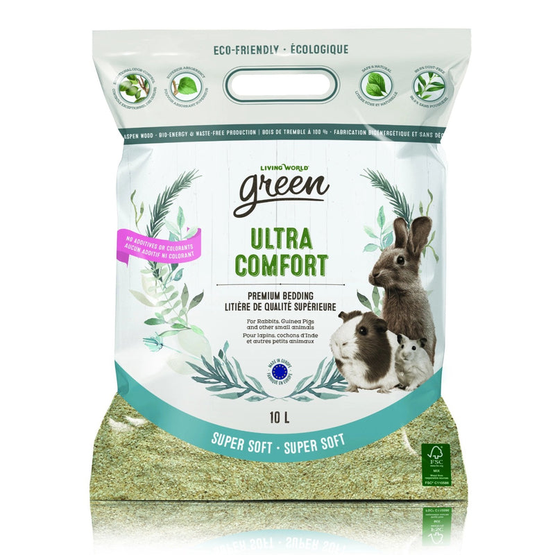 Living World Green Super Soft Ultra Comfort Bedding 10 L - Exotic Wings and Pet Things