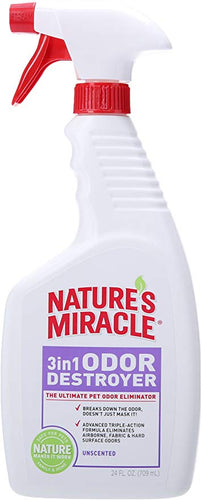 Nature's Miracle 3 IN 1 Dog Odor Remover 24oz