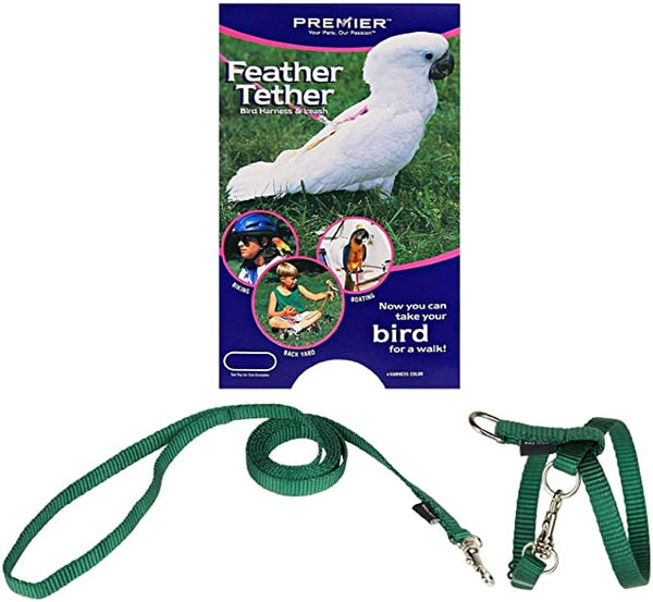 Feather Tether Bird Harness - Large Conure / Small Parrot