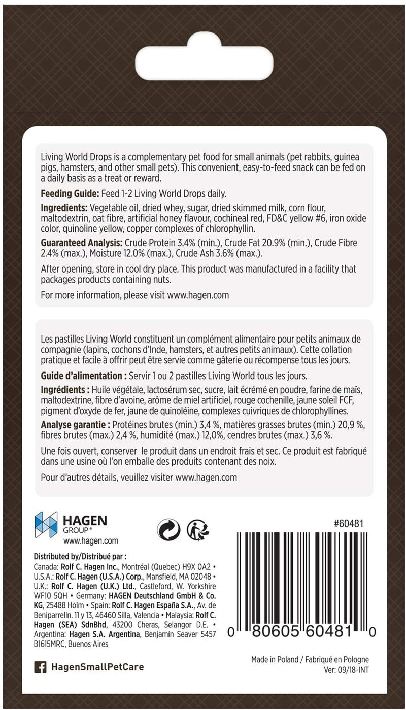 Living World Multi-Mix Flavour Small Pet Treat Drops - 60481
