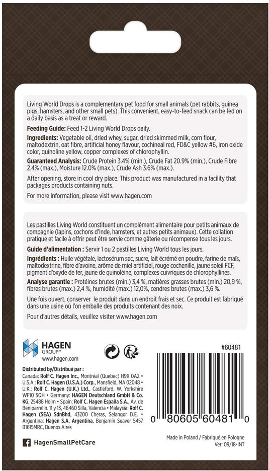 Living World Multi-Mix Flavour Small Pet Treat Drops - 60481