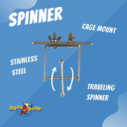 Busy Bird Creations Spinner Medium Puzzle Parrot Toy
