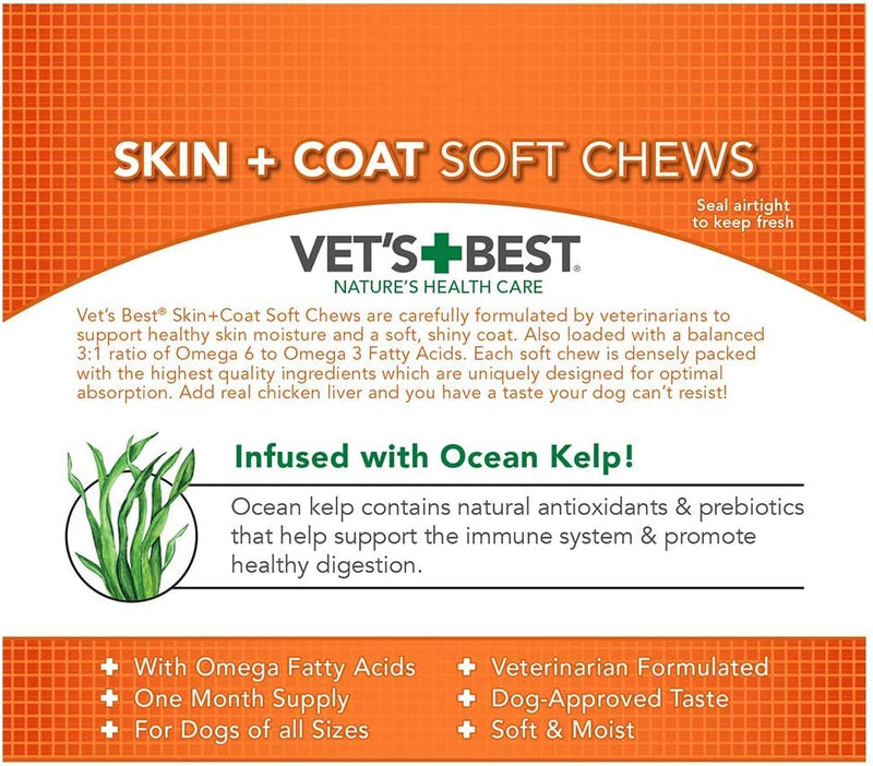 Skin & Coat Dog Soft Chews

