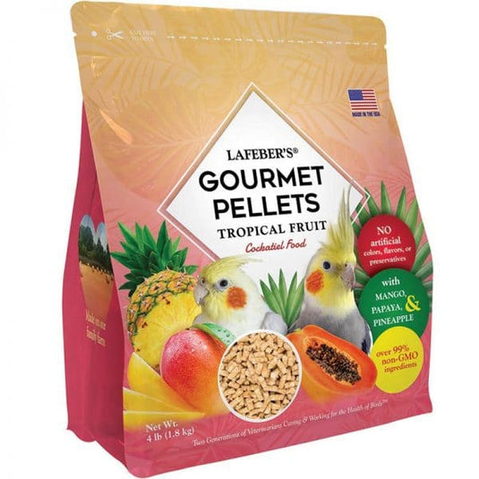 Lafeber's Tropical Fruit Gourmet Cockatiel/Small Bird Pellet