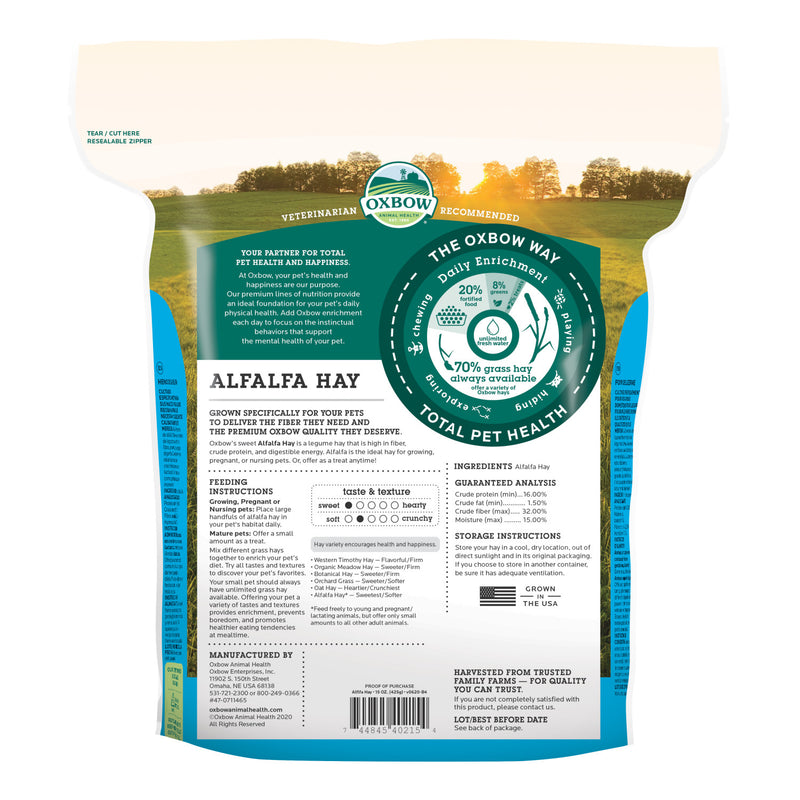 Oxbow Alfalfa Hay for Small Pets
