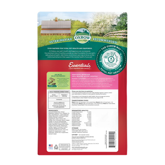 Oxbow Essentials Young Rabbit Food