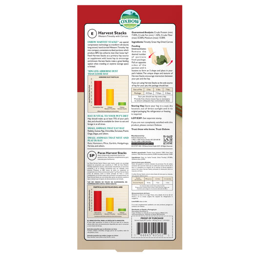 Oxbow Western Timothy Harvest Stack Carrot 35 oz