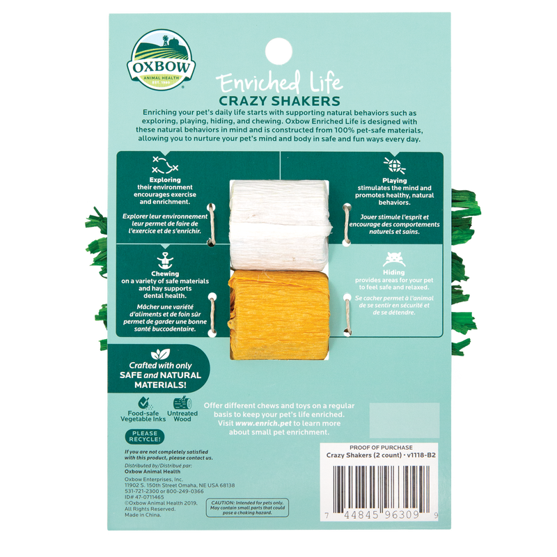 Oxbow Enriched Life Crazy Shakers
